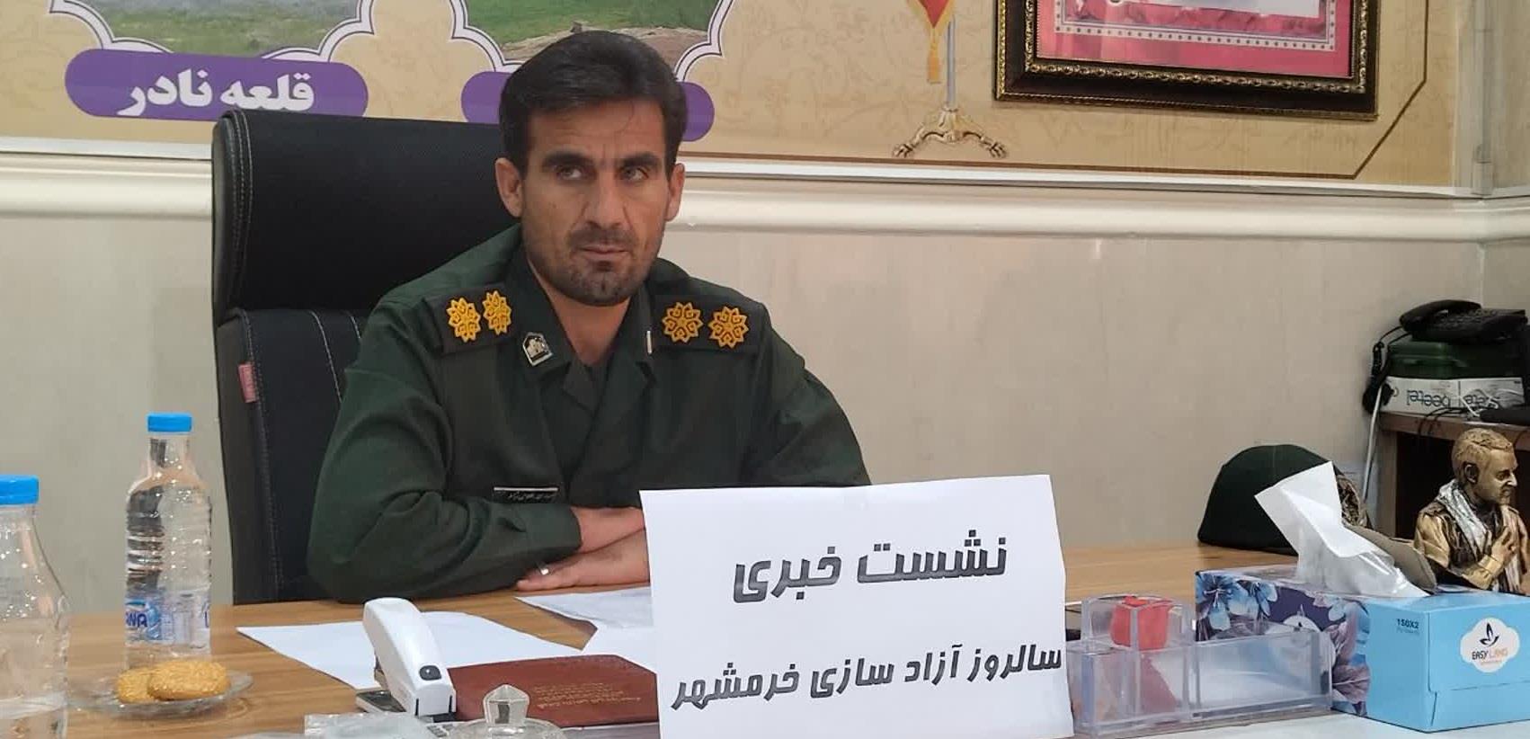 نشست خبری فرمانده سپاه ناحیه بهمئی با خبرنگاران به مناسبت فرا رسیدن سالروز آزادسازی خرمشهر و مقاومت و پایداری مردم دزفول + جزئیات و عکس